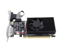 PUSOKEI Carte Graphique D'ordinateur GT 730, 2 Go DDR3 64 Bits 700/2000 MHz PCIE 2.0, Carte Vidéo PC avec Ventilateur de Refroidissement, Sortie HDMI DVI VGA, pour Le Bureau et Les Jeux