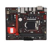 PUSOKEI Carte Mère B150M-V3, Emplacement CPU LGA 1151, Mémoire 2xDDR4, Prend en Charge PCIE 3.0, Carte Mère PC de Jeu Micro-ATX