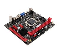 PUSOKEI Carte Mère de Bureau LGA1155 DDR3, Compacte I7 I5 I3 M ATX, Réseau SATA3.0x1 SATA2.0x3 PCI E8Xx1 100M, PCB B75M 16 Go