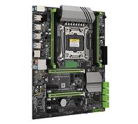PUSOKEI Carte Mère LGA2011-3 Deskstop pour X99 Chipset DDR4 Computer Mainboard -4 DDR4 2133/2400/2800 Memory / 32 Go, 8 SATA2.0 Port - 1 SSD M.2 Interface avec SATA Cable (CR2032