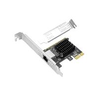 PUSOKEI Carte Réseau PCIe 5 Gbit/s avec Profil Extra Bas, Adaptateur Réseau PCIe vers 5 Gigabit Ethernet pour Puce RTL8126, Carte Ethernet Multi Gigabit (5G/2,5G/1G/100 Mbps)