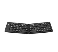 PUSOKEI Clavier Bluetooth Pliable, Clavier Portable sans Fil Pliable avec Verrouillage Magnétique, Support de Téléphone, Méthode de Modulation GFSK, Claviers de Voyage pou