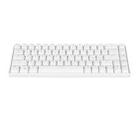 PUSOKEI Clavier de Jeu Mécanique sans Fil, 68 Touches RVB Rétroéclairé Clavier Ultra-Compact Remplaçable à Chaud pour Windows/OS X, Prise en Charge 2.4G/BT 3.0/5.0/USB C (Interrupteur Marron)