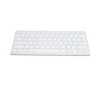 PUSOKEI Clavier de Langue Bluetooth Ultra Fin, Clavier de Langue Bilingue Allemand/français/Espagnol/Italien Anglais, Clavier D'ordinateur sans Fil pour iOS, Android,