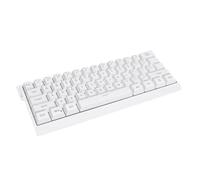 PUSOKEI Clavier Mécanique 60% sans Fil, Triple Mode 2,4 G/USB/Bluetooth Gaming Clavier, Rétroéclairage RVB, 25 Touches Anti-ghosting, 61 Touches Rechargeables Mini-Claviers pour PC (White)