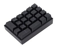 PUSOKEI Clavier Numérique sans Fil, Clavier Mécanique à LED, Clavier Numérique Mécanique à 21 Touches avec Capuchon à Gradins, Clavier Filaire, Plug and Play(Tige Rouge)