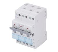 PUSOKEI Commutateur de Transfert de Puissance Double, Commutateur de Conversion Manuel 3P 63 A 400 V, d'isolement pour Montage sur Rail DIN, Automatique pour Générateur de Secours Domestique