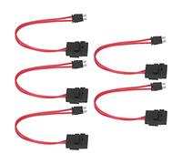 PUSOKEI Connecteur de Mini Porte-fusible pour Véhicule Extension de Câble ATM de Voiture Robuste 20A 16AWG avec 5 Fusibles Accessoires de Test de Circuit Automobile (ACT M 19.1mm)
