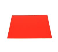 PUSOKEI Contreplaqué de Tilleul Double Face 300x300x3mm |Paquet de 8 Planches Artisanales Rouges pour Découper, Graver, Décoration de Maison