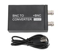 PUSOKEI Convertisseur BNC à, Convertit Le Signal BNC en Sortie HD 1080p avec Un Boîtier Métallique Robuste, pour la Diffusion de Projecteur de Caméra Diffusant en Plein Air