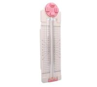PUSOKEI Coupe-papier Polyvalent 4 en 1 avec Lignes de Pliage Droites et Ondulées pour Outil de Scrapbooking, Coupe-papier Artisanal pour Carte D'album, adapté aux Petites Tâches de Découpe