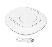 PUSOKEI Déplaceur de Souris Indétectable Jiggler, Secoueur de Souris Mécanique Automatique Silencieux à Synchronisation Réglable, Plug and Play avec Affichage LED, Maintient Le PC Actif (Blanc)