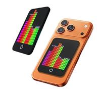 PUSOKEI Écran D'Affichage de Pixels LED Magnétique avec Contrôle par Application, Affichage d'art de Pixel Programmable, Panneau Lumineux D'animation DIY pour Smartphone, Salle de Jeu,