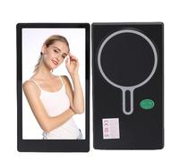 PUSOKEI Écran de Moniteur de Selfie sans Fil pour iOS et Android, luminosité de 3 Niveaux, Rotation de 180°, en Utilisant la Caméra Arrière du Téléphone pour Un Vlog Selfie (Noir)