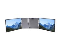 PUSOKEI Extension D'écran D'ordinateur Portable, Extension de Moniteur D'ordinateur Portable 14 Pouces Triple écran, Moniteur Portable Ultra Fin pour Ordinateurs Portables de 13,3 à 16