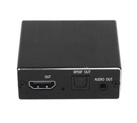 PUSOKEI Extracteur Audio HDMI, 4K 30 Hz HDMI vers Optique 3,5 Mm AUX Audio Adaptateur Splitter Convertisseur, pour TV, PC, Système Audio, Haut-parleurs, Amplificateur, Casque