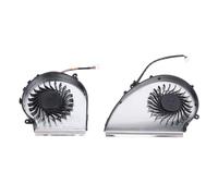 PUSOKEI GE72VR CPU GPU Ventilateur de Refroidissement, CPU GPU Ventilateur Refroidisseur Ensemble pour GE72VR GP72VR GL72VR MS-179B 4 Broches PAAD06015SL Ordinateur Portable, 1 Paire