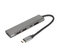 PUSOKEI Hub USB C 5 en 1, Station d'accueil USB C Hub DisplayPort USB2.0 PD pour Appareils USB C, Résolutions Jusqu'à 4K 60Hz 3840X2160P, Station d'accueil USB C Hub