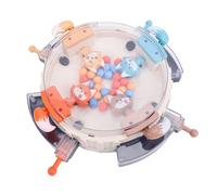 PUSOKEI Jeu de Bureau Manger des Haricots pour Enfants, Jeu de société Multijoueur au Design de Loup coloré pour Parents et Enfants, Jouet éducatif en Plastique 11,42 X 11,42 X 2,56 Pouces