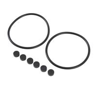 PUSOKEI Joint Torique en Caoutchouc pour Adaptateur de Moyeu NAB |Kit de Révision de Ruban Adhésif, 2 Bagues d'étanchéité et 6 Rondelles, Bobine à Bobine (BLACK)