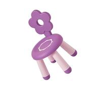 PUSOKEI Jolies Chaises en Plastique pour Tout-Petits avec Dossier à Fleurs Unique, Larges pour la sécurité, Idéales pour Les Activités de Jeu et d'art, Matériau PP (Tapez 3)