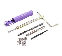 PUSOKEI Kit d'inserts de Filetage Hélicoïdal en Fil enroulé en Acier Inoxydable, 50 Pièces, Impérial 10-24UNC X 1,5D