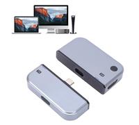 PUSOKEI Kit émetteur et Récepteur HDMI sans Fil de Type C amélioré, 165 Pieds/50 M, Entrée de Décodage UHD 4K et Sortie 1080P 60 Hz, 5G+2,4G et Audio, Mise en Miroir sans Fil et