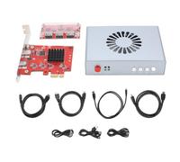PUSOKEI Kit Matériel de Fusion DMA, Synthétiseur de Superposition HDMI 4K 60 Hz, Synthétiseur Vidéo de 6ème Génération avec Ventilateur intégré pour Le Contrôle de la Température