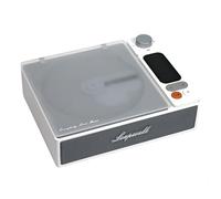 PUSOKEI Lecteur CD Portable avec écran LCD, Sortie Optique USB Bluetooth 5.1 AUX, Petit Lecteur CD Rétro Rechargeable, Radio FM pour la Maison (White)