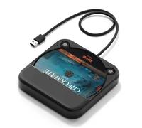 PUSOKEI Lecteur CD Portable pour Voiture, Lecteurs CD Externes Universels avec Port USB et AUX, Adaptateur USB C, Câble D'extension, Télécommande, Compatible avec Autoradio Stéréo
