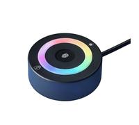 PUSOKEI Lecteur D'Empreint Digitales USB pour Wins 10/11 Hello, Scanner Biométrique D'Empreint Digitales avec Lumière RVB, Reconnaissance Tactile et Rapide à 360 e sécurité USB