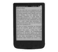 PUSOKEI Lecteur E 6 Pouces, Lecteur de Livre Portable avec écran Tactile 800x600, avec Le Texte en Surbrillance et Lecture Audio, Support PDF EPUB MOBI, Batterie de 2500mAh, étui de (4G)