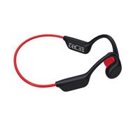 PUSOKEI Lecteur MP3 à Conduction Osseuse 32 Go |Écouteurs Bluetooth étanches IPX8 pour la Natation, la Course à Pied et Le Cyclisme (Noir Rouge)