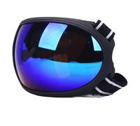 PUSOKEI Lunettes de Course de Chevaux, Lunettes de Sport Coupe-vent et Anti-sable, de Soleil de Protection pour Chevaux avec Sangle Réglable pour Fournitures de Harnais (BLUE)