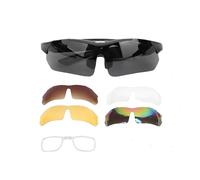 PUSOKEI Lunettes de Traduction AI, Lunettes de Soleil Smart en Temps Réel avec Microphone et Haut-Parleur Intégrés, pour Le Vélo de Course de Course