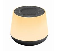 PUSOKEI Machine à Bruit Blanc avec 32 Sons Apaisants sans Boucle, Haut-parleur Bluetooth Portable avec Veilleuse 7 Couleurs, luminosité Réglable pour Adultes, Enfants et Bébés (GRAY)