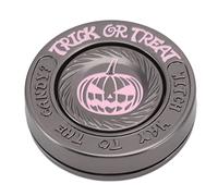 PUSOKEI Magnétique Fidget Slider, Haptic Coin EDC Metal Fidget Slider Fidget Clicker, TDAH Décompression Anxiété Soulagement du Stress Jouets, Motif De Citrouille