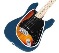 PUSOKEI Manchon de Protection du Corps de Guitare, Housse Anti-poussière pour Prévention des Chocs pour Guitares électriques de la Série St de 39 Pouces, Housse Anti-poussière en Néoprène pour (Blue)