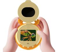 PUSOKEI Microscope pour Enfants, Loupe à Main de Poche Portable 4X avec écran de 2 Pouces et Lumière LED, Microscopes de Jouets de Poche Numérique pour Garçons et Filles
