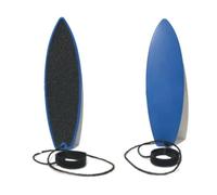 PUSOKEI Mini Planche de Surf Lisse pour Débutants, Améliore Les Compétences de Coordination des Doigts, Bleu Jaune Rouge Vert, 10 * 3 * 0.4cm (Rouge)