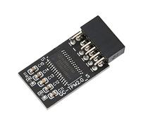 PUSOKEI Module de Sécurité de Cryptage TPM2.0, Module de Sécurité de Cryptage de Carte à Distance LPC TMP2.0 12 Broches pour Carte Mère Compatible 8.1/7/10/11