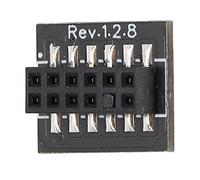 PUSOKEI Module TPM 2.0 LPC pour 11,12Pin SPI TPM2.0 Module pour B450/B460,AMD B550,Performances Stables et Durables,Compatible avec 7/8.1/10