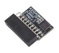 PUSOKEI Module TPM2.0 - Module LPC 20 Broches avec Pas de 2,54 Mm, Configuration 2x10P, Module de sécurité de Cryptage TPM 2.0, Compatible avec Les Cartes Mères Mémoire DDR4