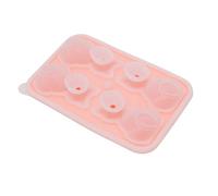 PUSOKEI Moule à Glaçons en Silicone pour Chat pour Whisky Cocktail Fête | Bac à glaçons en forme de visage de chaton, 4 grandes cavités, silicone flexible allant au congélateur, cadeau de boisson