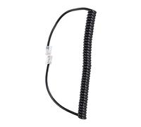 PUSOKEI Noyau de Câble de Micro RJ45 à 8 Broches, Câble de Microphone de Remplacement pour HM-151 IC-7000 IC-7100, Câble de Talkie-walkie Câble de Micro D'épaule