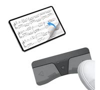 PUSOKEI Pédale de Retournement de Page sans Fil pour Instruments de Musique, Pédale Bluetooth, Tourne-page de Musique, Silencieuse et Antidérapante pour Téléphones Tablettes IOS Android