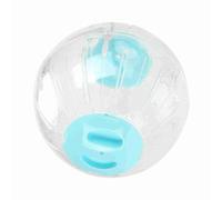 PUSOKEI Petite Balle d'exercice en Plastique pour Hamster Gerbille |Jouet d'activité de Course à Pied 18,5 Cm Rose (Blue)