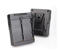 PUSOKEI Plaque D'Adaptateur de Convertisseur de Batterie Série NP-F vers V-Mount, Double Batterie NP-F970 F750 F550 vers D-Tap V-Lock, Adaptateur de Support de Boucle de Montage en V