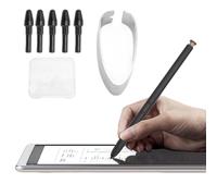 PUSOKEI Pointes de Stylet de Remplacement pour Papier Numérique DPT-RP1 DPT-CP1 DPTA-RTF1 DPTA-RS1, écran Tactile Numérique, 5 Pointes en Acier Inoxydable avec étui à Pince