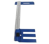 PUSOKEI Rail de Guidage pour le Travail du Bois, Rail de Scie Circulaire en Alliage d'aluminium, de Guidage Multifonctionnel pour Couper de 0 à 65 Cm, Guide d'onglet de Précision pour Charpentier,